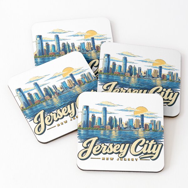 Item preview, Vintage Jersey City New Jersey Travel Souvenir Landmark Gift designed and sold by MichaeIRellov.