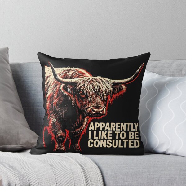 Item preview, Apparently I Like To Be Consulted Bull Humor designed and sold by Castielalger.