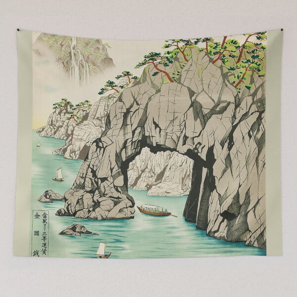 Item preview, 1930s Japanese Coastal Waters Travel Advert designed and sold by Dimensionality.