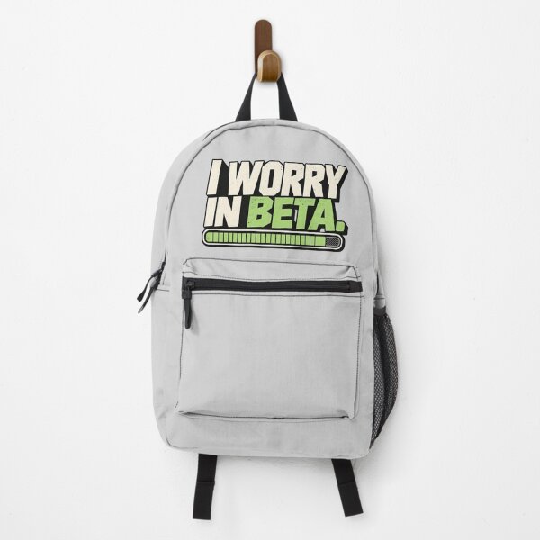 Item preview, I Worry in Beta – Retro Computing Anxiety Humor designed and sold by goldzilla.studio.