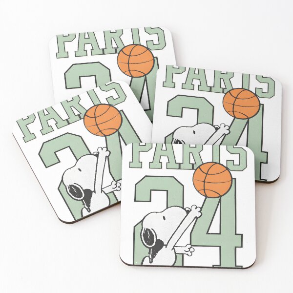 Item preview, Snoopy Paris 24 Basketball  designed and sold by AdrianMis.