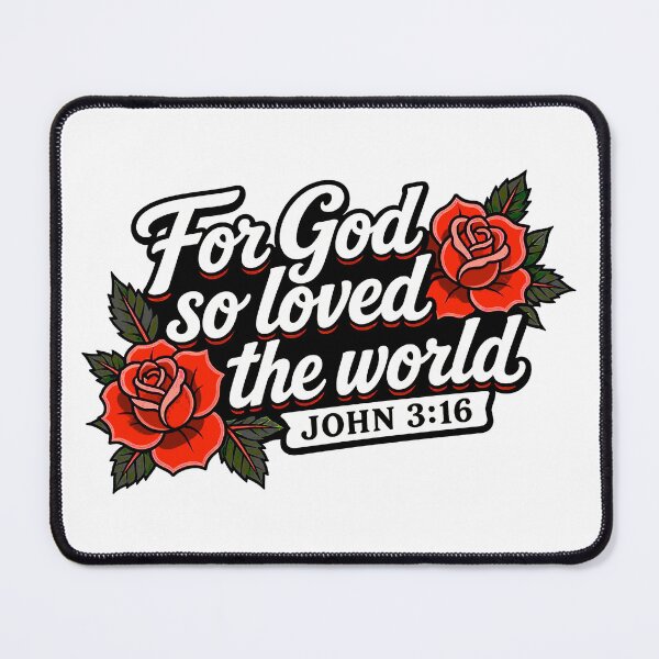 Item preview, John 3:16 For God So Loved The World designed and sold by plushism.