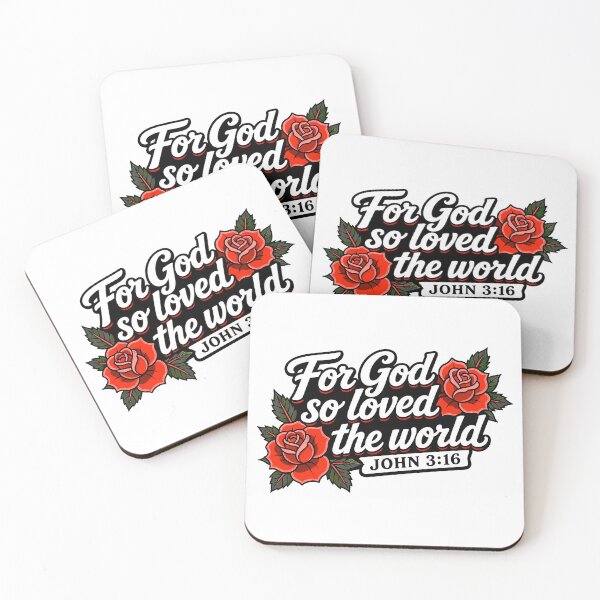 Item preview, John 3:16 For God So Loved The World designed and sold by plushism.