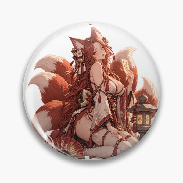 Item preview, Foxfire Enchantment – Nine Tailed Kitsune Girl designed and sold by Christian Weiss.
