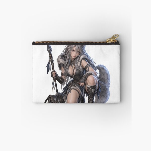 Item preview, Silver Fang – Fantasy Wolf Girl Huntress designed and sold by Christian Weiss.