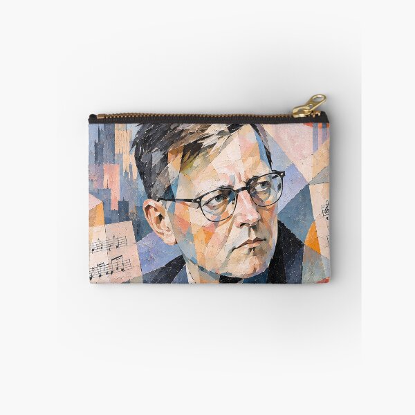Item preview, Dmitri Shostakovich Painting – Soviet Composer and Pianist designed and sold by GalleryKauffeld.