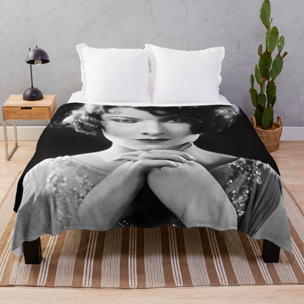 Item preview, Myrna Loy, Queen of Hollywood, 1920's art deco femme fatale fine art black and white ironic portrait photograph designed and sold by Astrid Arkhangelsky.