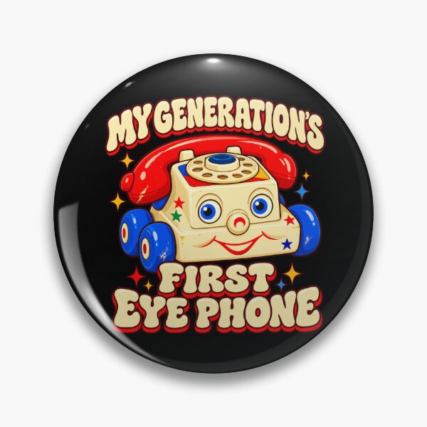 Item preview, My Generation's First Eye Phone Funny Quotes  designed and sold by mareix.