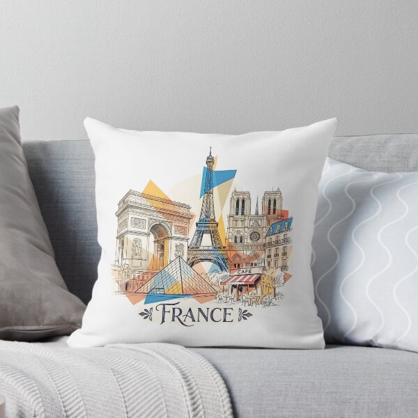 Item preview, Paris France Eiffel Tower and Iconic Landmarks designed and sold by EdwinkOne.