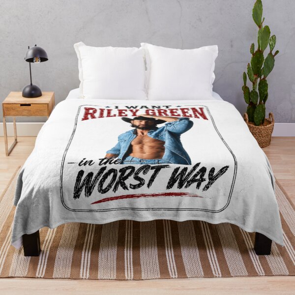 Item preview, Riley Green - I want Riley Green in the Worst Way designed and sold by Kala4tCarlee.