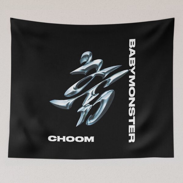 Item preview, BabyMonster KPop Metallic Logo  designed and sold by MikyZoomm.
