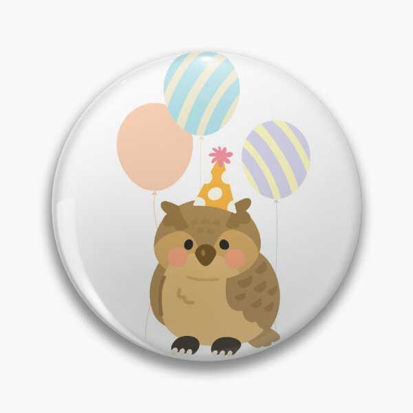 Item preview, Simple and adorable birthday owl (party) designed and sold by You Store.