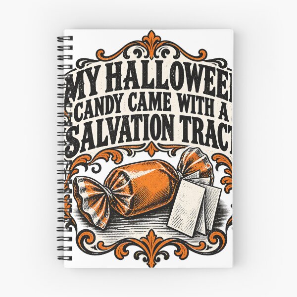 Item preview, My Halloween Candy Came With A Salvation Tract Funny Exvangelical Halloween Shirt designed and sold by GloryandFame.