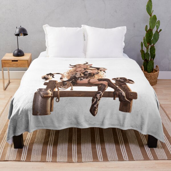 Item preview, Sweet Country Charm – Anime Cow Girl Ranch Beauty designed and sold by Christian Weiss.