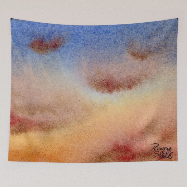 Item preview, Sunset over the clouds designed and sold by plume de souris.