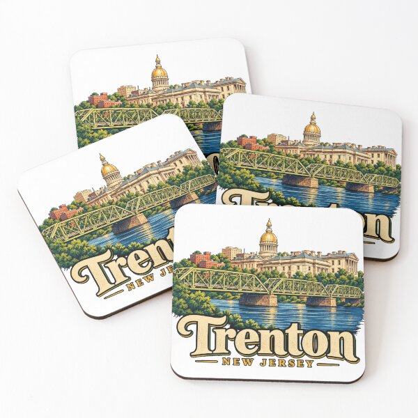 Item preview, Vintage Trenton New Jersey Travel Souvenir Landmark Gift designed and sold by MichaeIRellov.