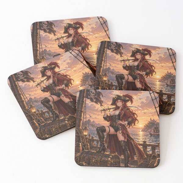 Item preview, Crimson Fortune – Anime Pirate Captain Girl designed and sold by Christian Weiss.