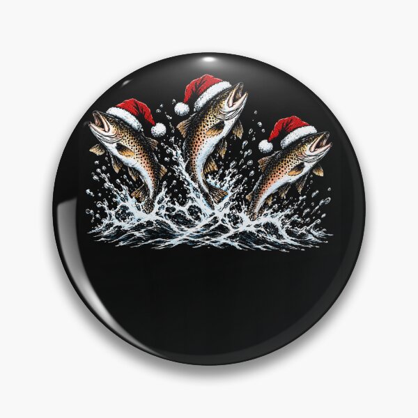 Item preview, Jumping Fish Christmas Hats designed and sold by Hawel-3lih.