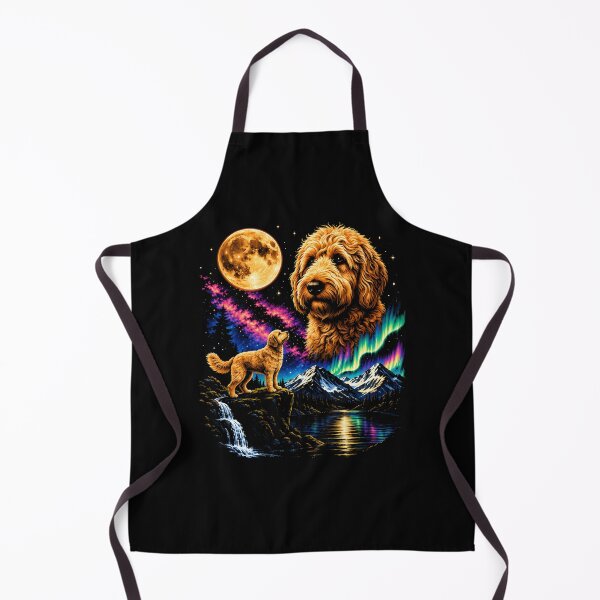 Item preview, Goldendoodle Howling to The Moon Meme 90s Animal Dog designed and sold by atticzimme.