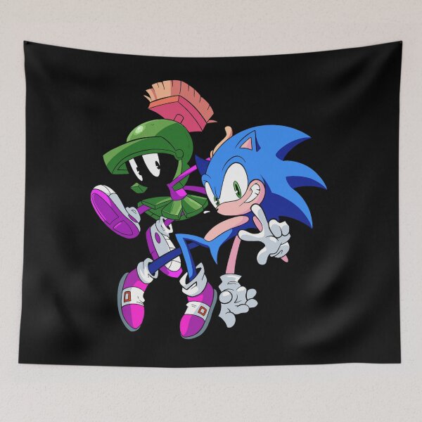 Item preview, marvin the martian vs sonic designed and sold by Megankott.