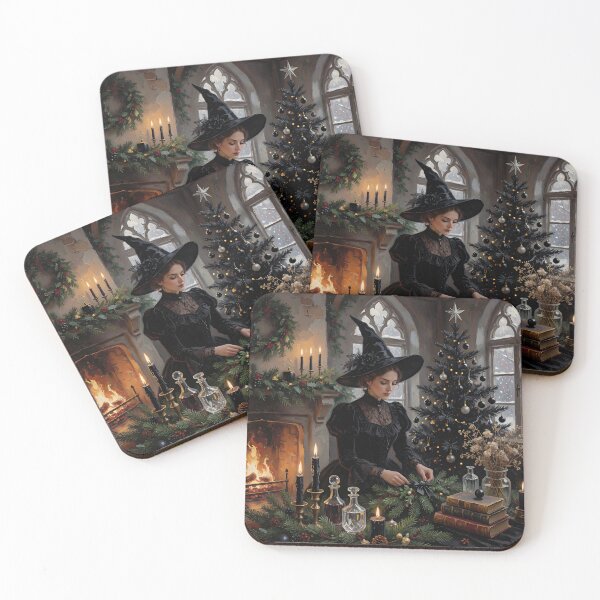 Item preview, Gothic Witch Christmas Aesthetic – Dark Academia Holiday Magic designed and sold by cr6zym1nd.