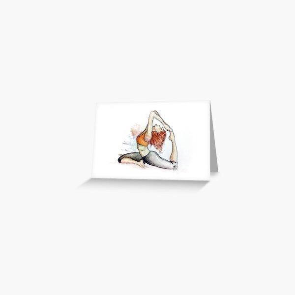 Yoga Series 2 Greeting Card