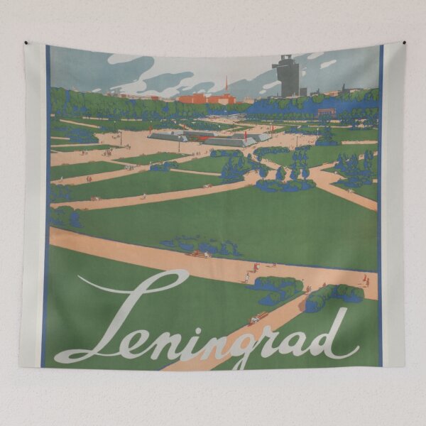 Item preview, Leningrad Vintage Travel Advert designed and sold by Dimensionality.