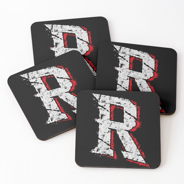Item preview, DISTRESSED RED WHITE LETTER R designed and sold by MonoStyle.