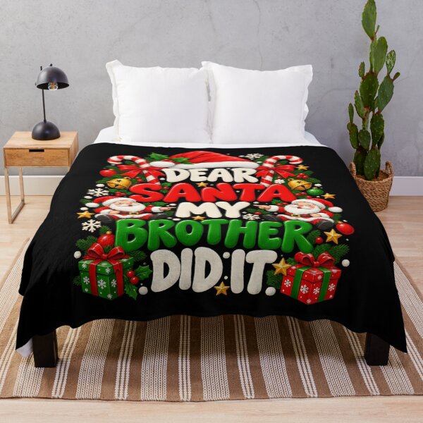 Item preview, Dear Santa My Brother Did It Funny Christmas Sibling Humor designed and sold by Poseyteso.