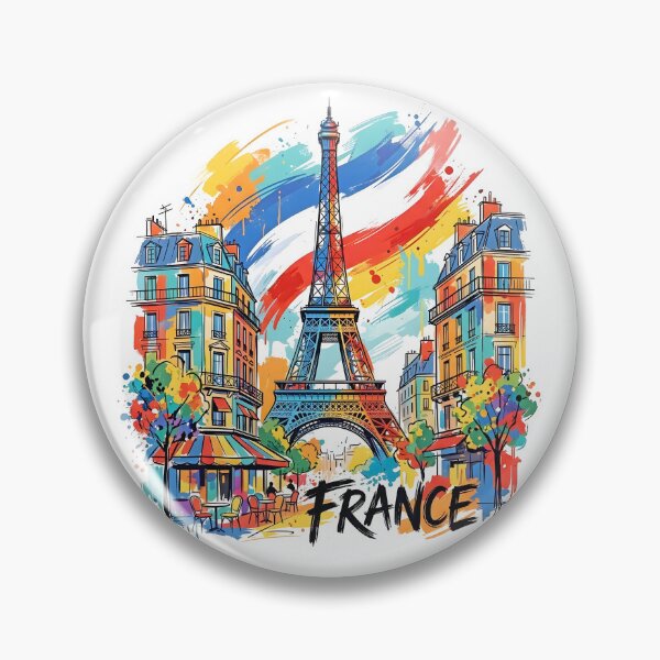 Item preview, Paris Watercolor: Eiffel Tower and French Streets designed and sold by EdwinkOne.