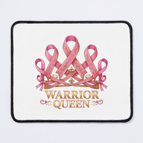 Item preview, Warrior Queen Breast Cancer Awareness Pink Ribbon Crown designed and sold by Wear Pink Studio.