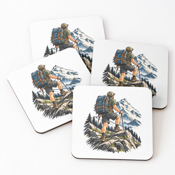 Item preview, Backpacking and mountain hiking for hikers designed and sold by HandicraftArt.