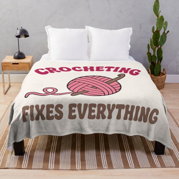 Item preview, Crocheting Fixes Everything Cute Yarn Lover designed and sold by fadilow.