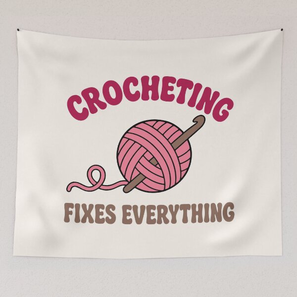 Item preview, Crocheting Fixes Everything Cute Yarn Lover designed and sold by fadilow.