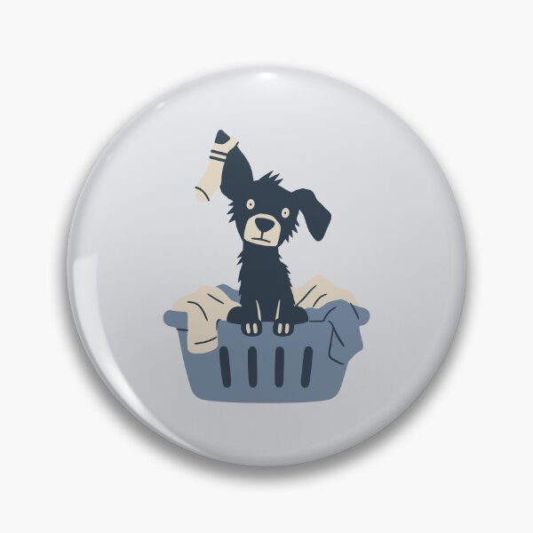 Item preview, Funny Terrier in Laundry Basket designed and sold by MavtM.