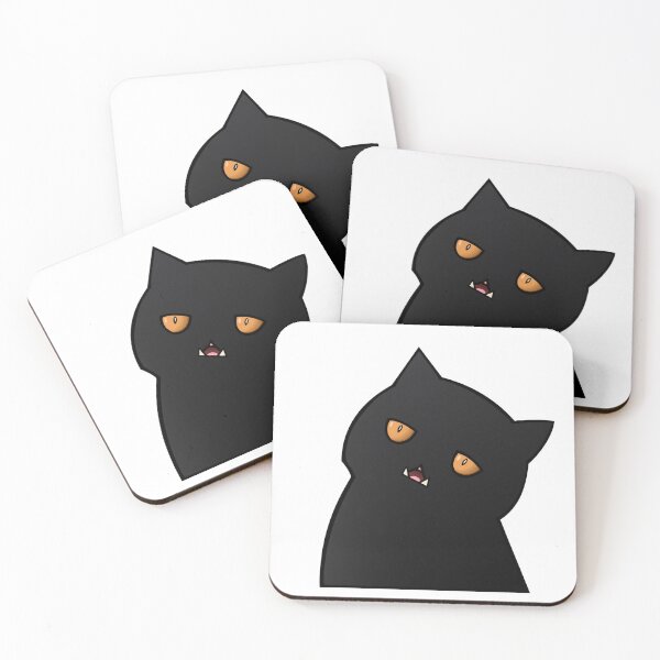 Item preview, Cat Stare Black Vampire Cat designed and sold by Chaos-Doughnut.