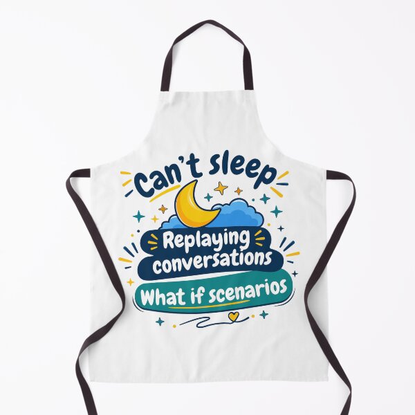 Item preview, Can't Sleep Replaying Conversations - Funny Overthinker Nighttime Humor designed and sold by Mellow Mood Designs.