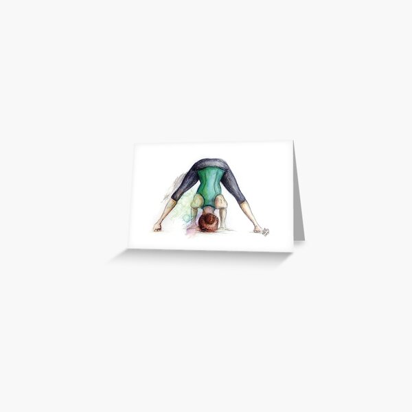 Yoga Series 3 Greeting Card