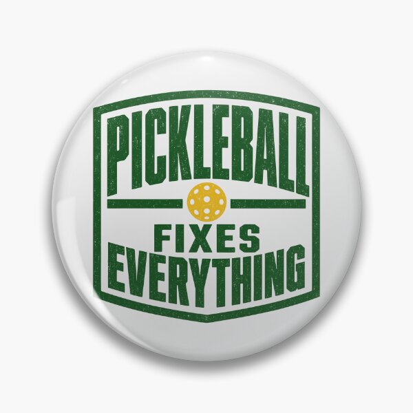 Item preview, Pickleball Fixes Everything Vintage Athletic Shield designed and sold by fadilow.