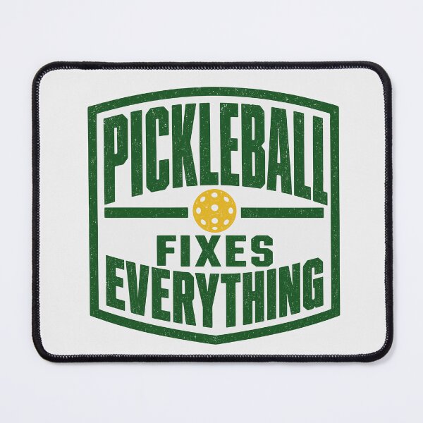 Item preview, Pickleball Fixes Everything Vintage Athletic Shield designed and sold by fadilow.