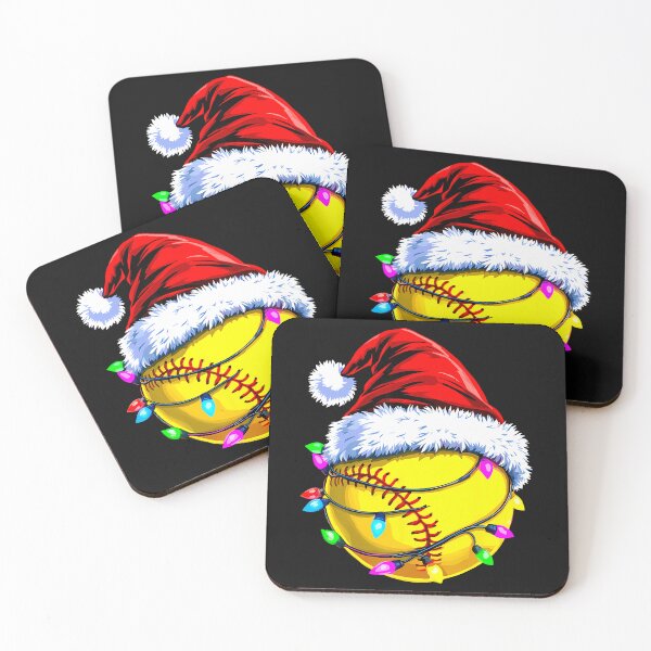 Item preview, Softball Christmas Santa Hat designed and sold by Gmelmlhalo.