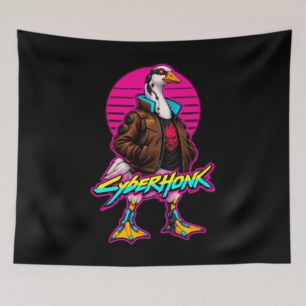 Item preview, CyberHonk - Cyberpunk Goose designed and sold by TheSamuraiCat.