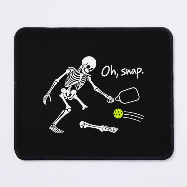 Item preview, Funny Oh Snap Skeleton Player Pickleball Humor Sport designed and sold by mareix.