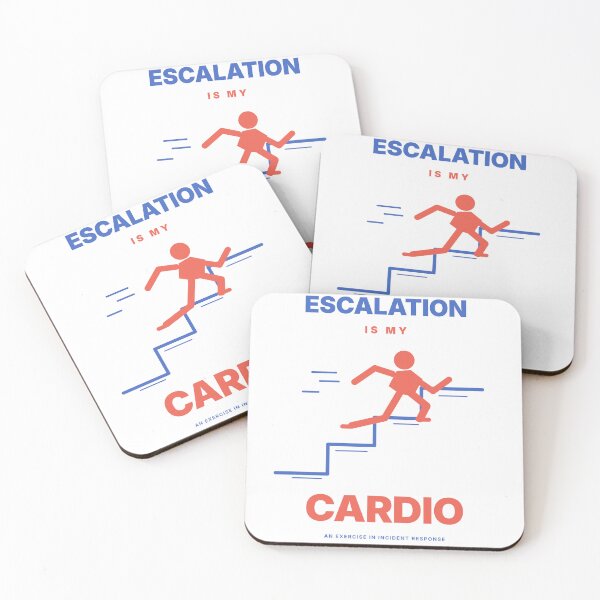 Item preview, Escalation Is My Cardio - Funny IT Support Humor designed and sold by Ink and Wink.