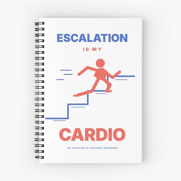 Item preview, Escalation Is My Cardio - Funny IT Support Humor designed and sold by Ink and Wink.