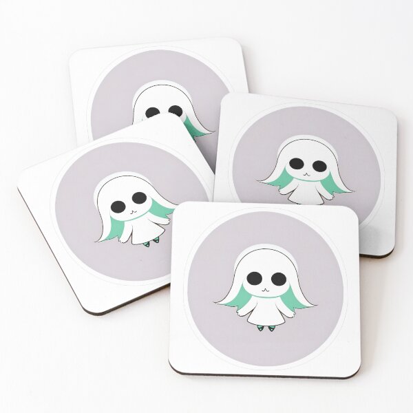 Item preview, White Ghost Green Hair Thumbs Up designed and sold by For-Cat Studio.