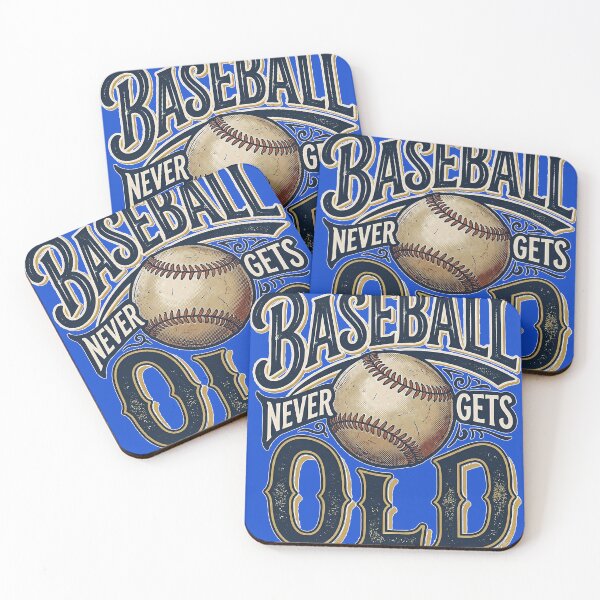 Item preview, Baseball Never Gets Old Vintage Typography designed and sold by Etch-art.
