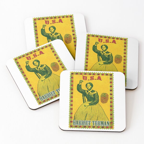 Item preview, Harriet Tubman Vintage Postage Stamp | USA African American Flag Black History Art designed and sold by Youngkev-arts.