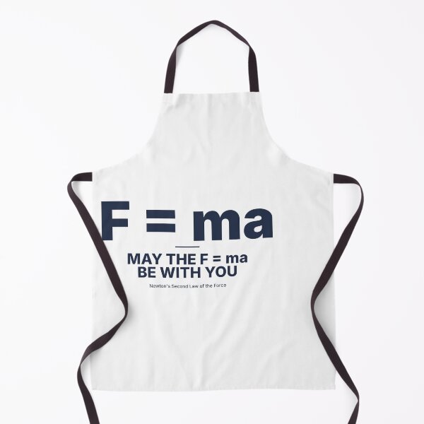 Item preview, May The F=ma Be With You (Newton Physics Pun) designed and sold by TheEmptySet.