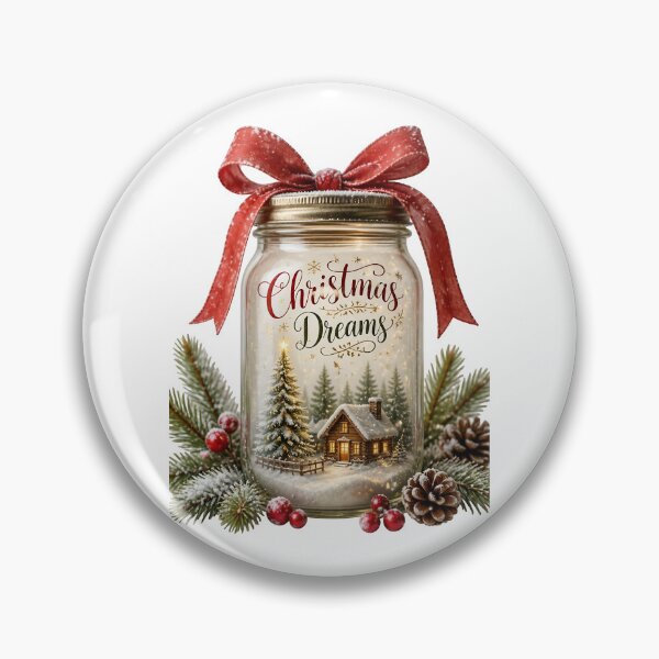 Item preview, Christmas Dreams Mason Jar Cabin designed and sold by Sovereign Supply Co..